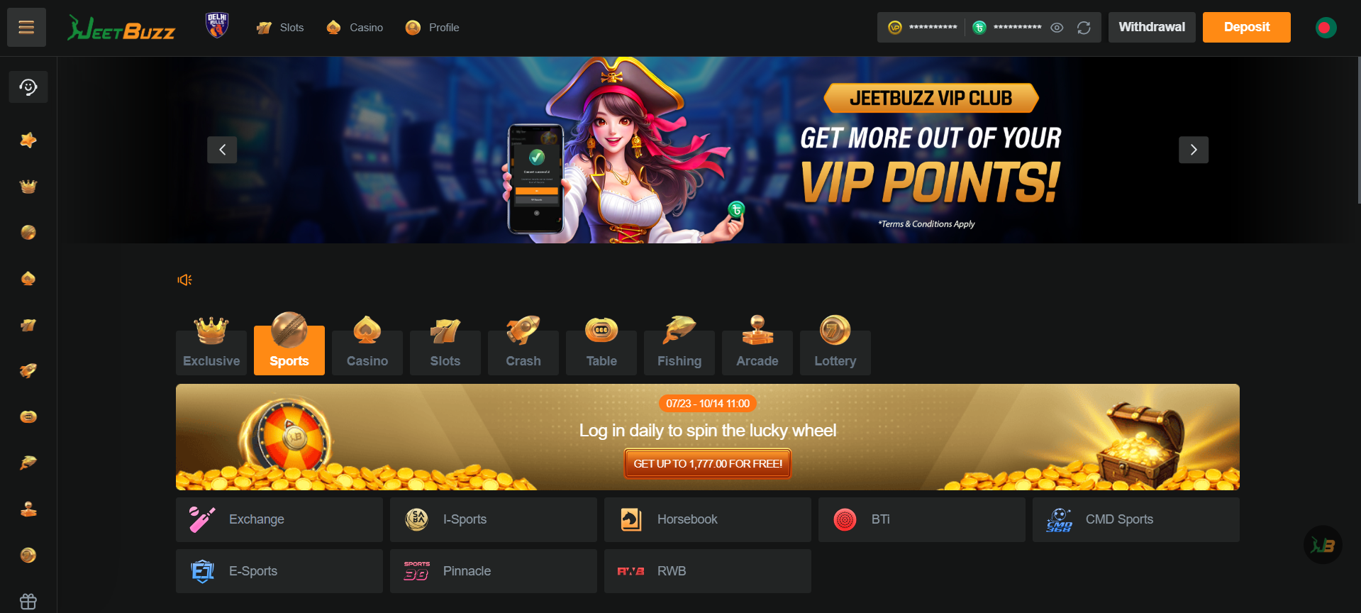 Official BetVisa Bangladesh main site for betting and casino players